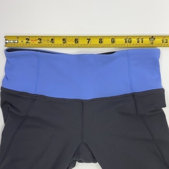 Lululemon Gray Blue Capri/Crop Pants Size 4 - Picture 6 of 6